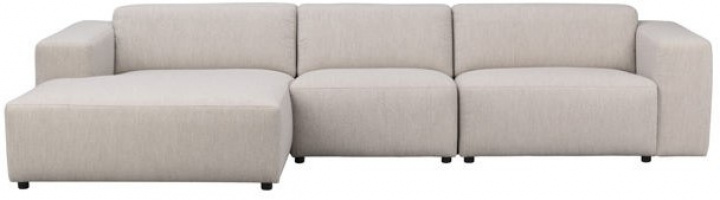 4-personers sofa \'Willard\' chaise longue V - Lys beige i gruppen Møbler / Sofaer / 4-personers sofaer hos Reforma (121337)
