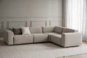 2-personers hjørnesofa \'Willard\' - Lys beige