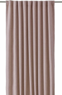 2-pak gardin \'Greenwich\' 140x280 - Lys rosa