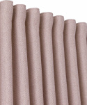 2-pak gardin \'Greenwich\' 140x280 - Lys rosa