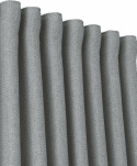 2-pak gardin \'Greenwich\' 140x280 - Grå
