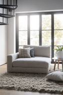 Chaise longue \'Duncan\' V - Lys grå