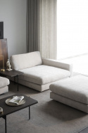 Chaise longue \'Duncan\' H - Lys grå