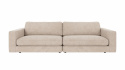 3-personers sofa \'Duncan\' - Lys gr&aring;