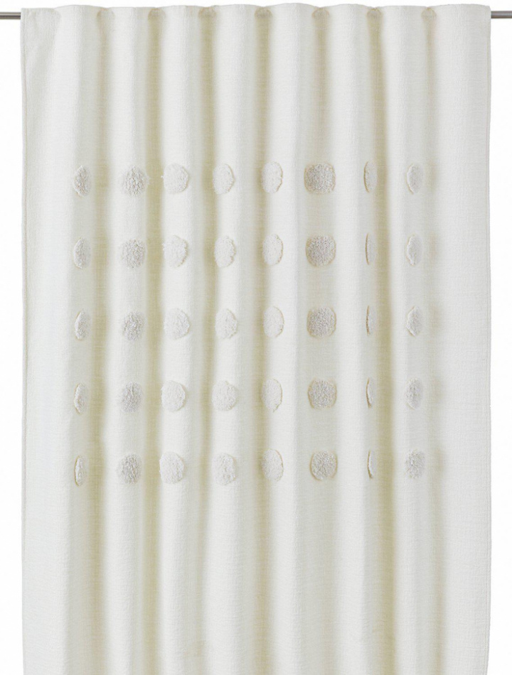 Gardiner \'Pom\' 140x280 - Offwhite i gruppen Indretning / Tekstiler / Gardiner hos Reforma (1227-20-002)