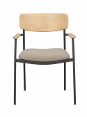 Armlænestol \'Maymont\' - Mørkbeige
