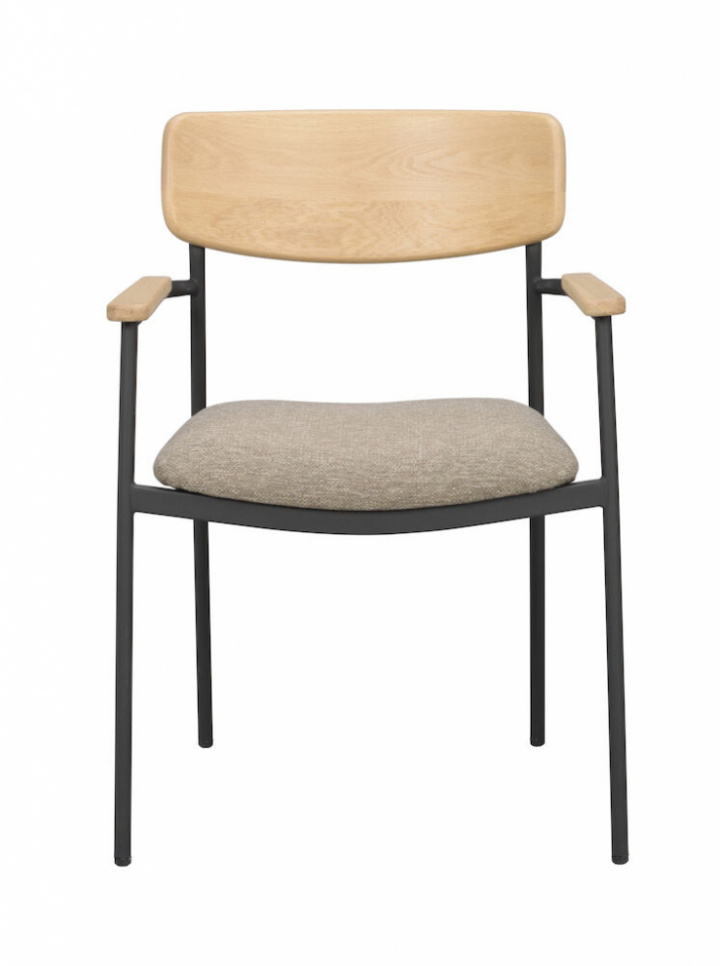 Armlænestol \'Maymont\' - Mørkbeige i gruppen Møbler / Sidde møbler / Stole hos Reforma (123082)