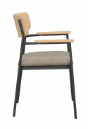 Armlænestol \'Maymont\' - Mørkbeige