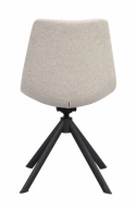 Stol \'Dunmore\' - Lysbeige/Sort