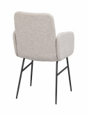 Armlænestol \'Conklin\' - Lysbeige/sort