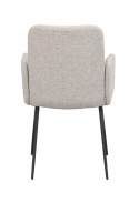 Armlænestol \'Conklin\' - Lysbeige/sort