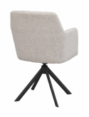 Armlænestol \'Gladstone\' - Lysbeige/sort