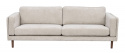 Sofa 3 personer \'Braden\' - Lys beige