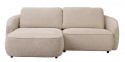 3-personers sofa \'Norris\' chaiselong venstre - Lys beige