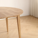 Spisebord \'Saba\' Rundt 120cm - Eg
