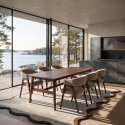 Spisebord \'Alfors\' 210x100cm - Valnød