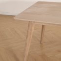 Spisebord \'Line\' 180 cm - Hvidpigmenteret