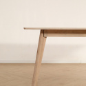 Spisebord \'Line\' 180 cm - Hvidpigmenteret
