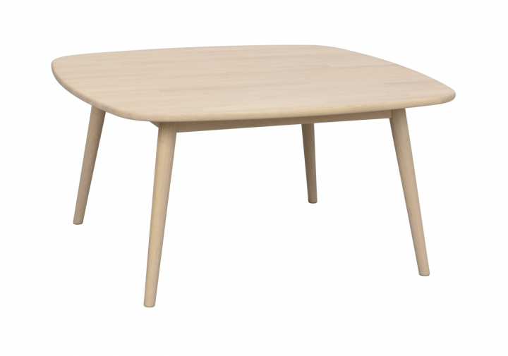 Sofabord \'Tompkins\' 90x90cm - Hvidpigmenteret eg i gruppen Møbler / Bord / Sofabord hos Reforma (128016)