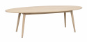 Sofabord \'Tompkins\' 150x60cm - Hvidpigmenteret eg