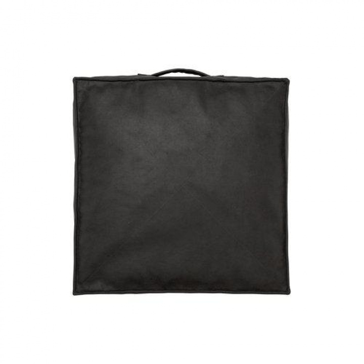 Siddem puff \'Lycke\' 50x50x15 - Sort i gruppen Møbler / Sofaer / Sædepuffer & Fodskamler hos Reforma (1284-49-122)