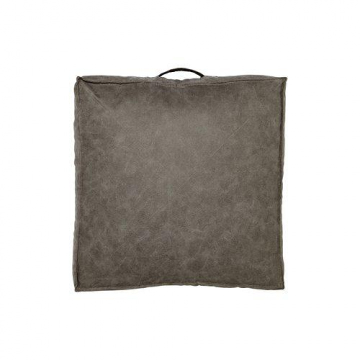 Siddem puff \'Lycke\' 50x50x15 - Mørkebrun i gruppen Møbler / Sofaer / Sædepuffer & Fodskamler hos Reforma (1284-49-162)