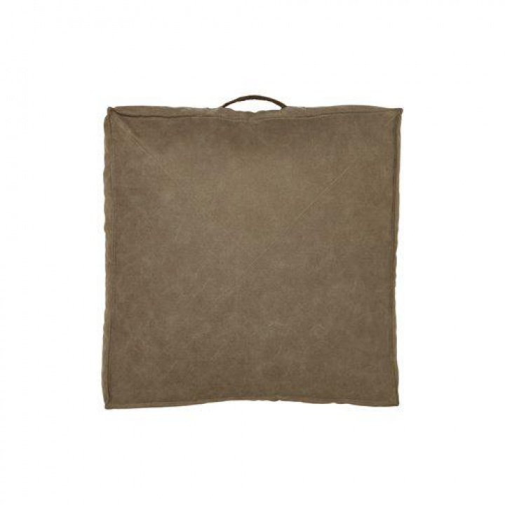 Siddem puff \'Lycke\' 50x50x15 - Brun i gruppen Møbler / Sofaer / Sædepuffer & Fodskamler hos Reforma (1284-49-366)