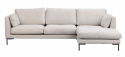 Sofa \'Corwin\' Chaise højre - Lysbeige