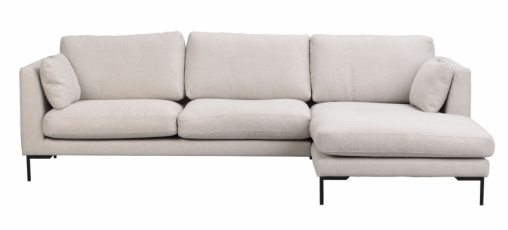 Sofa \'Corwin\' Chaise højre - Lysbeige i gruppen Møbler / Sofaer / 3-personers sofaer hos Reforma (129153)