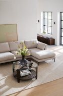 Sofa \'Corwin\' Chaise højre - Lysbeige
