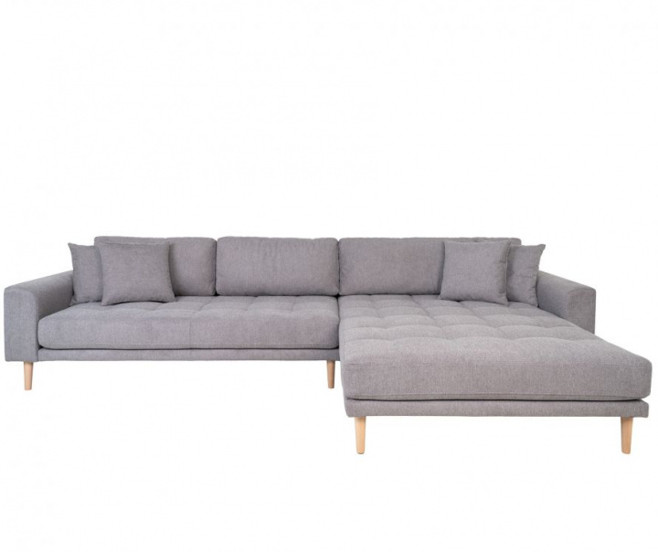 Sofa \'Lido\' Højre - Lysgrå i gruppen Møbler / Sofaer / Chaiselong sofaer hos Reforma (1301600)