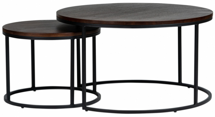Sofabord \'Prime\' L 2 dele - Valnød i gruppen Møbler / Bord / Sofabord hos Reforma (1310-L-S)