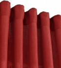 2-pak Gardin \'Cecil\' 140x260 - Rød