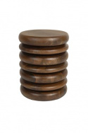 Puf \'Disc\' - Brun