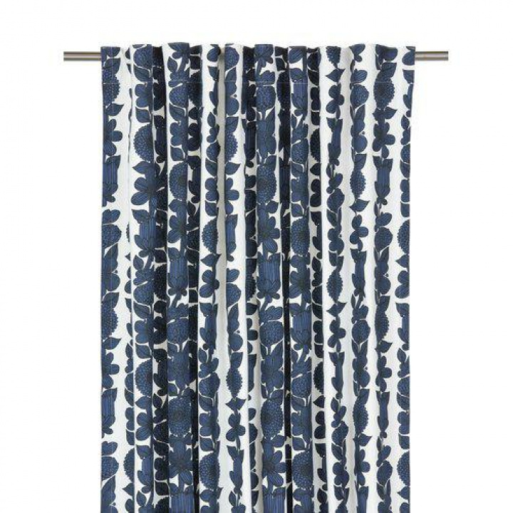 2-pak Gardin \'Aster\' 140x280 - Blå i gruppen Indretning / Tekstiler / Gardiner hos Reforma (1401-20-008)