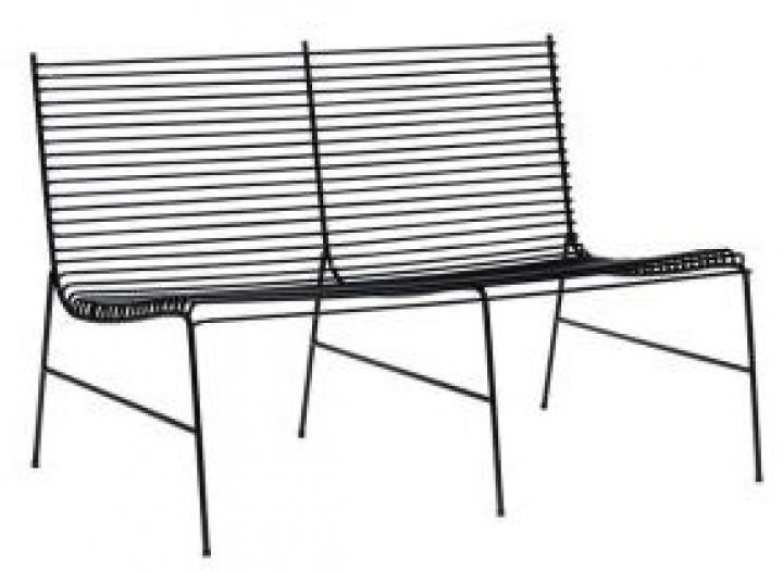 String Bænk \'Park\' - Sort i gruppen Møbler / Havemøbler / Udesofaer hos Reforma (141501)