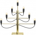 Adventsljusstake \'Milano\' - Sort/Guld