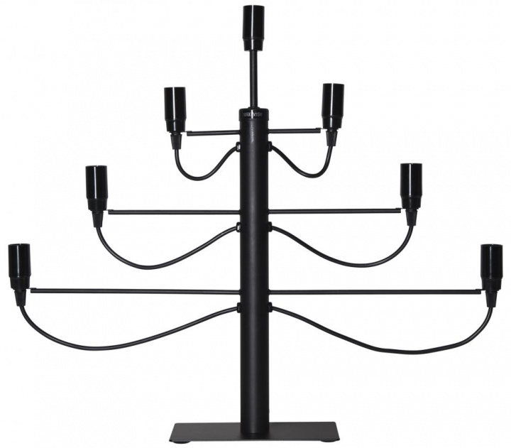 Adventsljusstake \'Milano\' - Sort i gruppen Belysning / Lamper / Julebelysning hos Reforma (142-60)