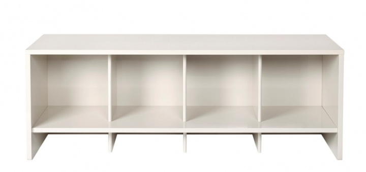 Bænk \'Tenna\' - Grå i gruppen Møbler / Hylder & opbevaring / Skabe og skænke hos Reforma (14510027)