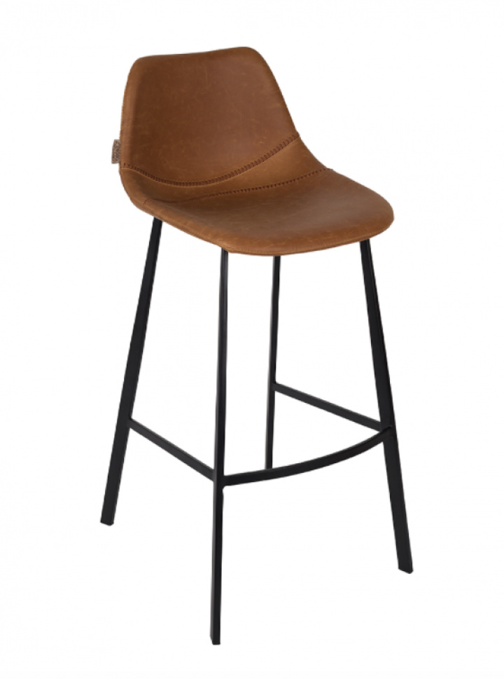 Barstol \'Franky\' L - Kognak i gruppen Møbler / Sidde møbler / Barstole hos Reforma (1500040)