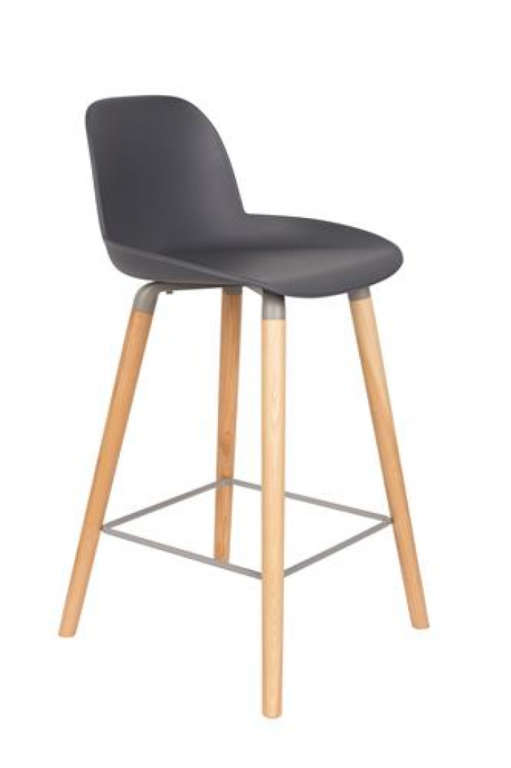 Barstol \'Albert\' Kuip - Mørkegrå i gruppen Møbler / Sidde møbler / Barstole hos Reforma (1500052)