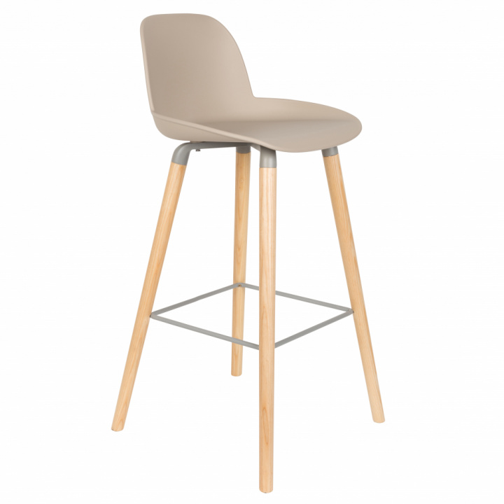 Barstol \'Albert\' - Taupe i gruppen Møbler / Sidde møbler / Barstole hos Reforma (1500061)