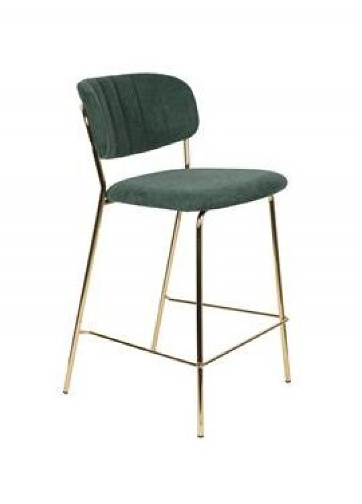 Barstol \'Jolien\' - Grøn/Guld i gruppen Møbler / Sidde møbler / Barstole hos Reforma (1500092)