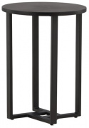 Sofabord \'Livia\' Rundt 40cm - Sort