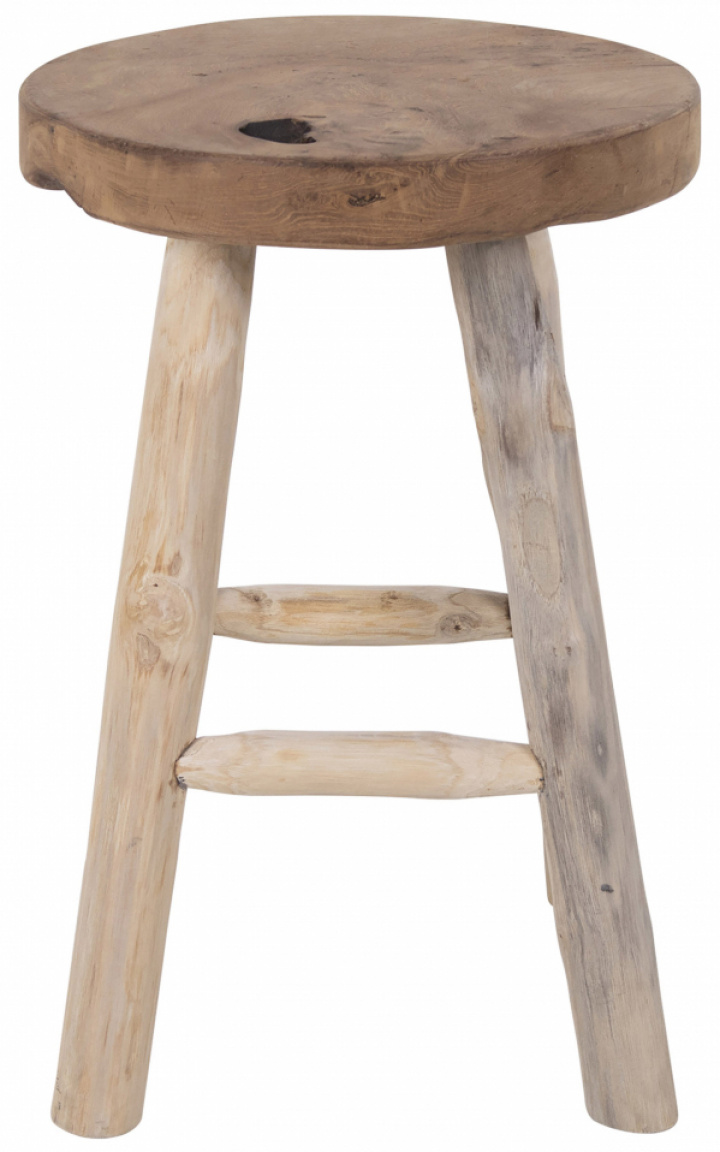 Puf \'Badia Teak\' - Natur i gruppen Møbler / Sidde møbler / Paller hos Reforma (1501100)