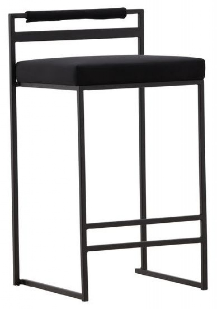 Barstol \'Opelika\' - Sort i gruppen Møbler / Sidde møbler / Barstole hos Reforma (15350-120)