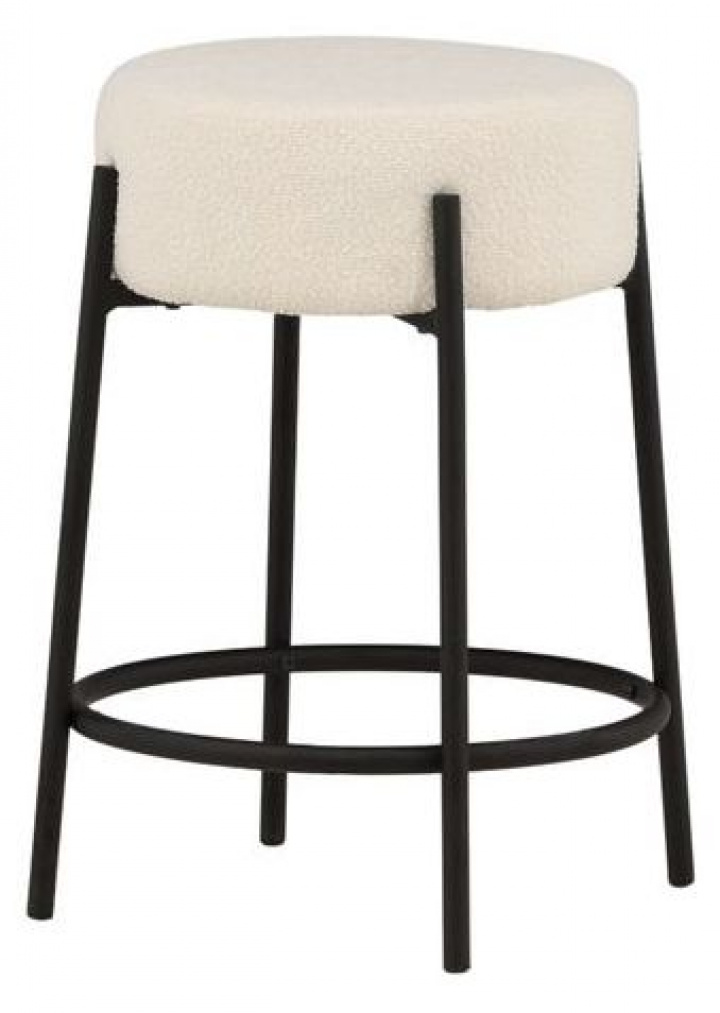 Barstol \'Eigersund\' - Hvid lav i gruppen Møbler / Sidde møbler / Barstole hos Reforma (15350-230)