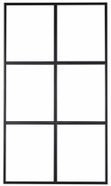 Industrivägg \'Nyköping\' - Sort