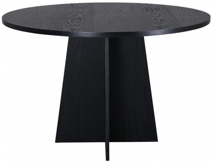 Spisebord \'Blomstermala\' Rundt 110cm - Sort i gruppen Møbler hos Reforma (15588-848)