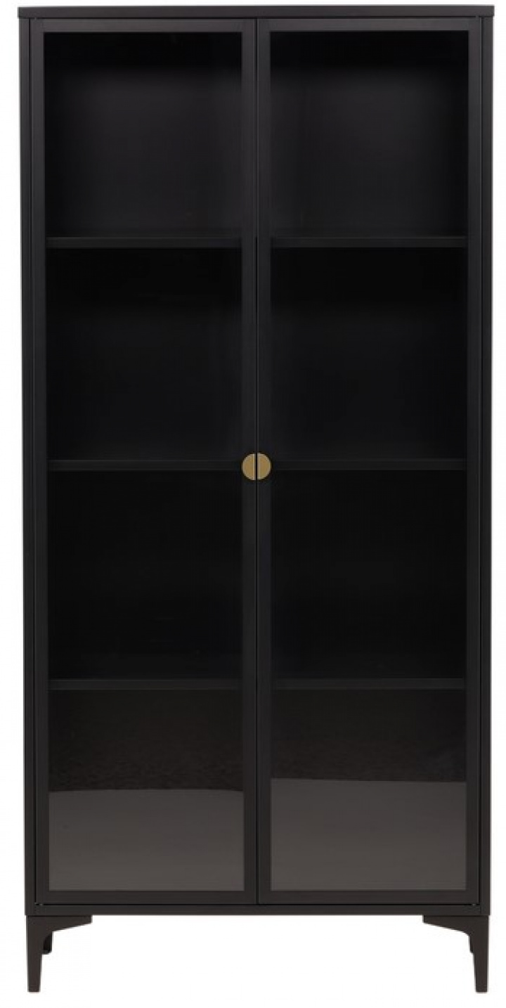 Skab \'Evenes\' 90x190cm - Sort i gruppen Møbler / Hylder & opbevaring / Skabe og skænke hos Reforma (15617-208)